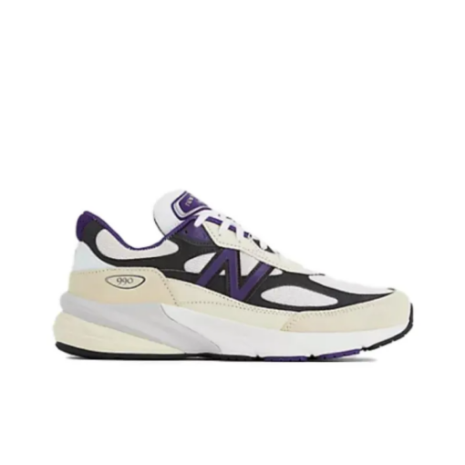 New Balance 990v6 Miusa Teddy Santis White Black Plum Unfading Sneaker