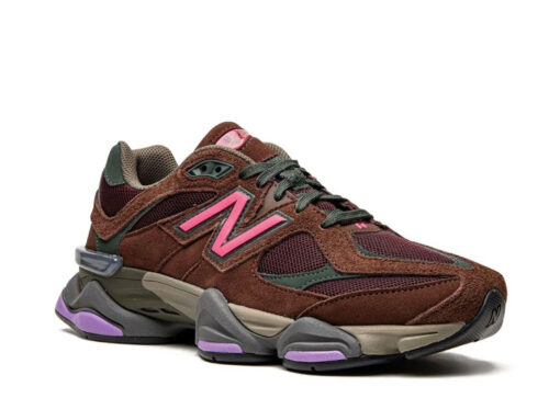 New Balance 9060 Rich Oak Burgundy Iconic Sneaker