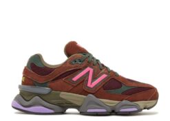 New Balance 9060 Rich Oak Burgundy Iconic Sneaker