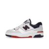 New Balance 550 Premium White Navy Red Unfading Sneaker