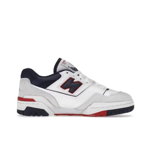 New Balance 550 Premium White Navy Red Unfading Sneaker