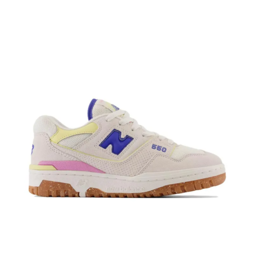 New Balance 550 Sea Salt Marine Blue Classic Kicks