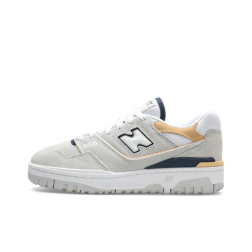 New Balance 550 Sea Salt Navy Raw Sugar Everlasting Sneaker