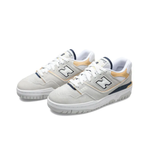 New Balance 550 Sea Salt Navy Raw Sugar Everlasting Sneaker