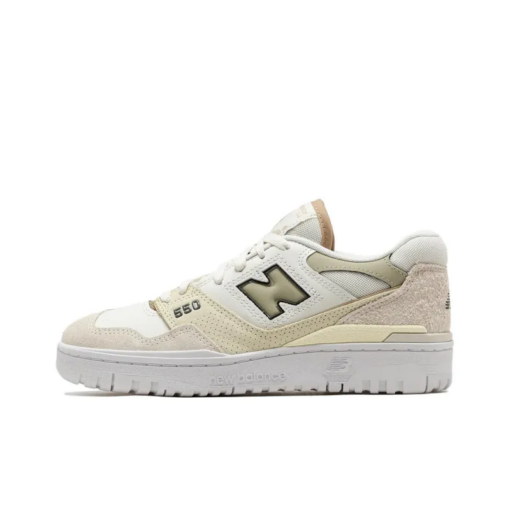 New Balance 550 Sea Salt Olive Signature Footwear