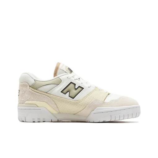 New Balance 550 Sea Salt Olive Signature Footwear