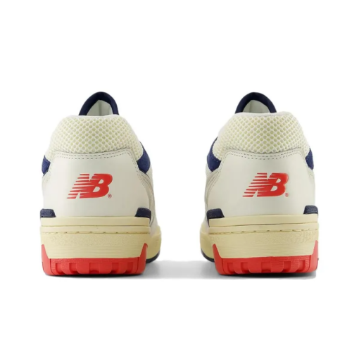 New Balance 550 Sea Salt Pack Blast Red Unfading Sneaker