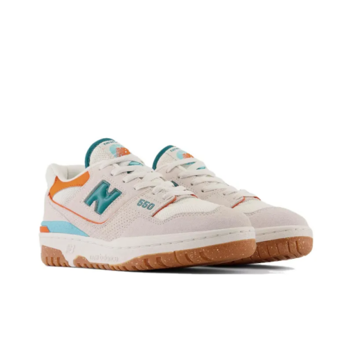 New Balance 550 Sea Salt Verdigris Iconic Sneaker