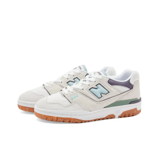 New Balance 550 Sea Salt White Fog Unfading Sneaker