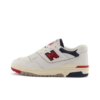 New Balance 550 Aime Leon Dore White Navy Red Unfading Sneaker