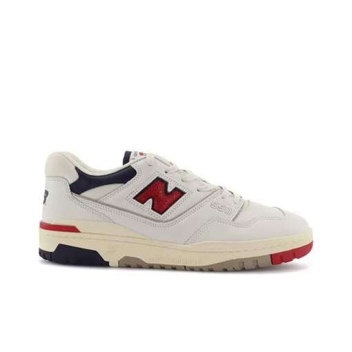 New Balance 550 Aime Leon Dore White Navy Red Unfading Sneaker