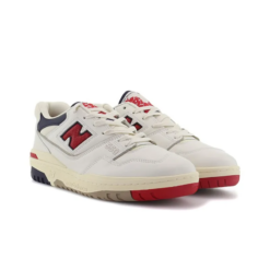 New Balance 550 Aime Leon Dore White Navy Red Unfading Sneaker