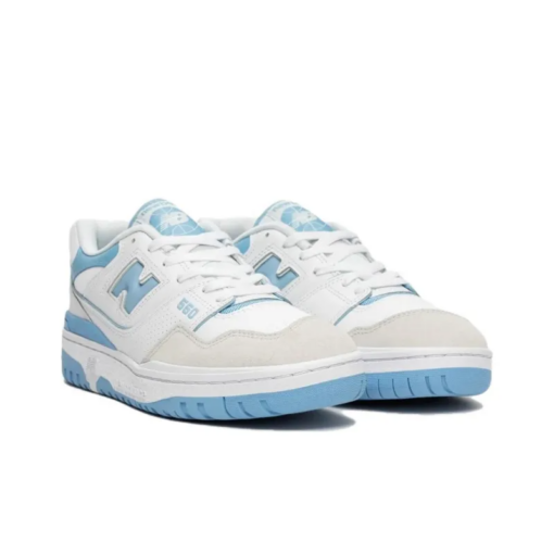 New Balance 550 White Blue Haze Rain Cloud Unfading Sneaker