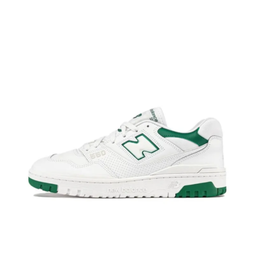 New Balance 550 White Classic Green Signature Footwear