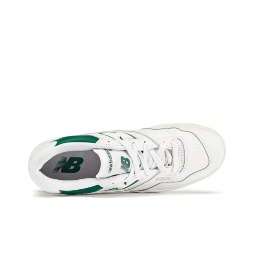 New Balance 550 White Classic Green Signature Footwear