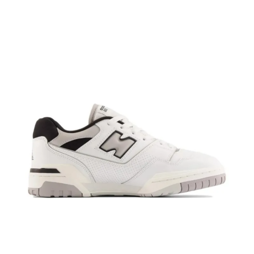 New Balance 550 White Concrete Black Unfading Sneaker