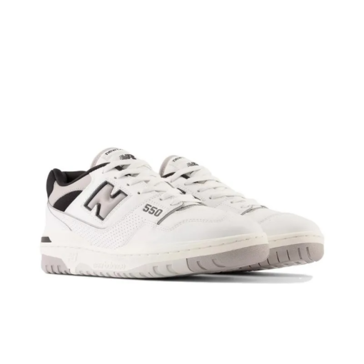 New Balance 550 White Concrete Black Unfading Sneaker