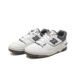 New Balance 550 White Grey Dark Grey Iconic Sneaker