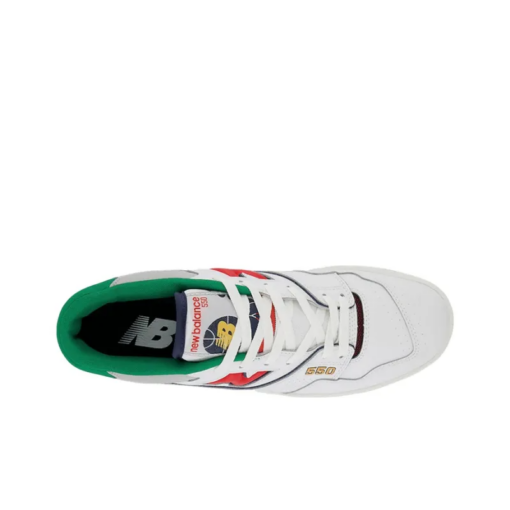 New Balance 550 White Multicolor Iconic Sneaker