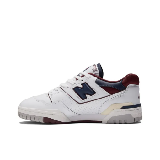 New Balance 550 White Navy Nb Burgundy Everlasting Sneaker