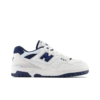 New Balance 550 White Nb Navy Signature Footwear