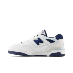 New Balance 550 White Nb Navy Signature Footwear