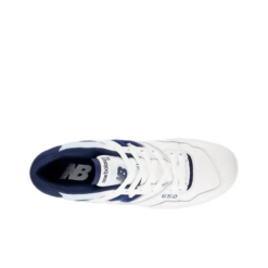 New Balance 550 White Nb Navy Signature Footwear