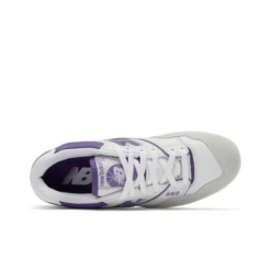 New Balance 550 White Purple Iconic Sneaker