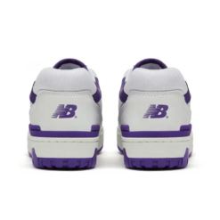 New Balance 550 White Purple Iconic Sneaker