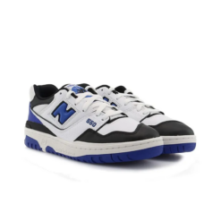 New Balance 550 White Royal Black Signature Footwear