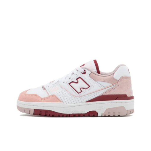 New Balance 550 White Scarlet Iconic Sneaker