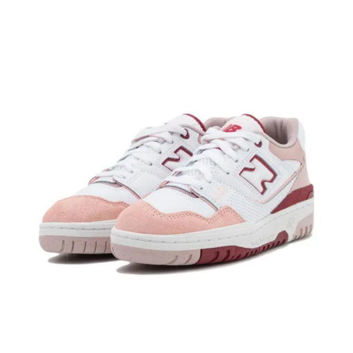 New Balance 550 White Scarlet Iconic Sneaker