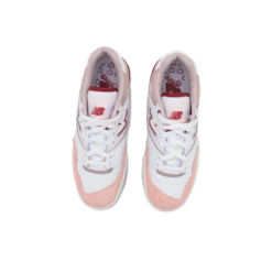 New Balance 550 White Scarlet Iconic Sneaker