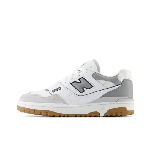 New Balance 550 White Slate Grey Classic Kicks