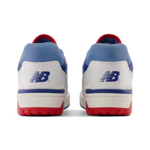 New Balance 550 White True Red Atlantic Blue Signature Footwear