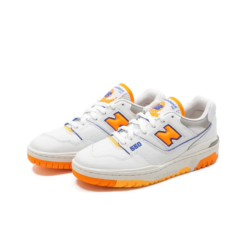 New Balance 550 White Vibrant Orange Iconic Sneaker