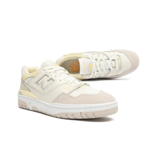 New Balance Nb 550 Skateboarding Shoes Men Low-top Beige Iconic Sneaker